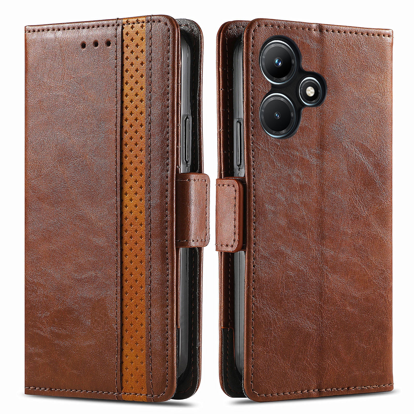 CASENEO 002 Series For Transsion Infinix Hot 30i Case PU Leather Flip Shockproof Phone Cover RFID Blocking CASENEO 002 Series For Transsion Infinix Hot 30i Case PU Leather Flip Shockproof Phone Cover RFID Blocking